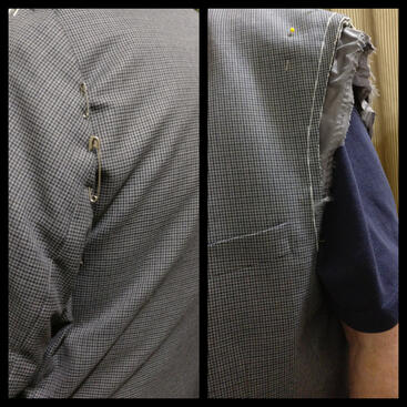 Suit | Shortening Sleeves from Shoulder